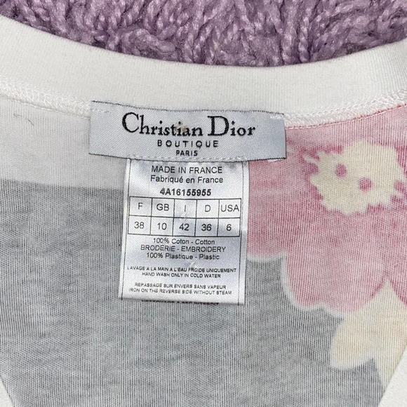 VTG Christian Dior John Galliano 2005 Y2K Dolls Graphic Embellished Tee Shirt - Picture 5 of 14